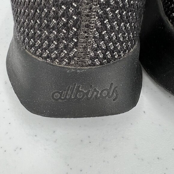 Allbirds Mens M10 Wool Running Shoes Lightweight Breathable Black & Gray - Picture 8 of 11